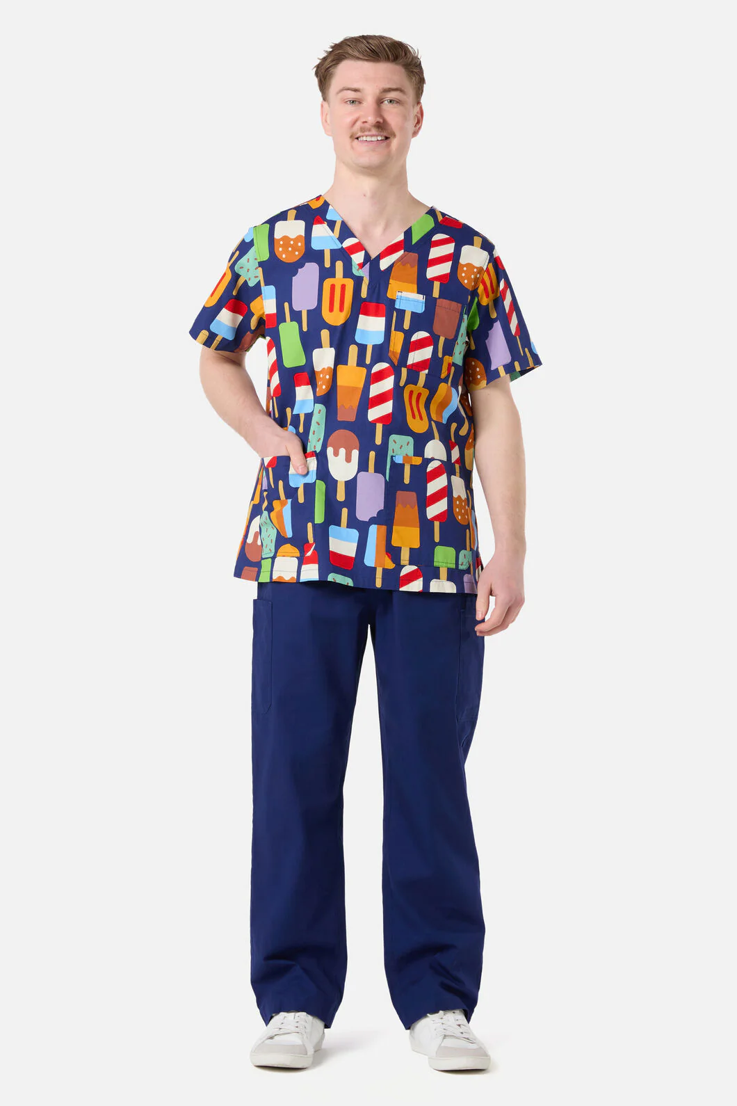 Summer Treats Top & Pant Scrub Set - Image 7
