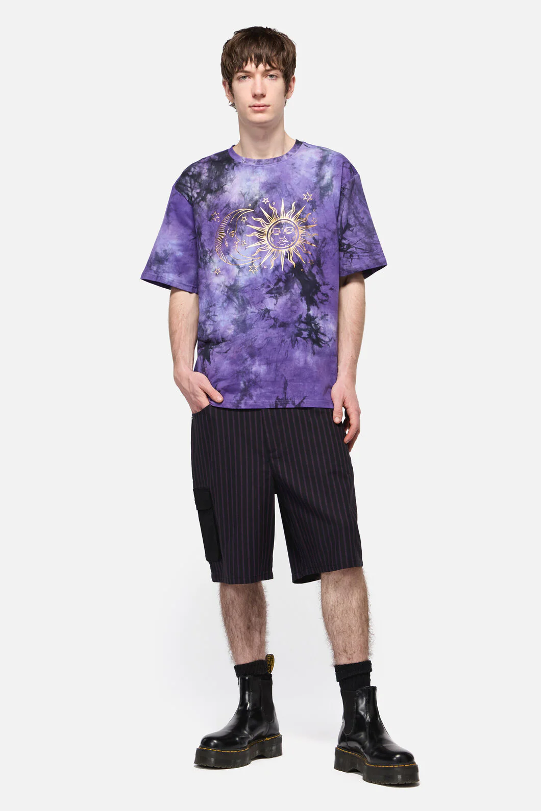 Sun And Moon Tie Dye Tee - Image 4
