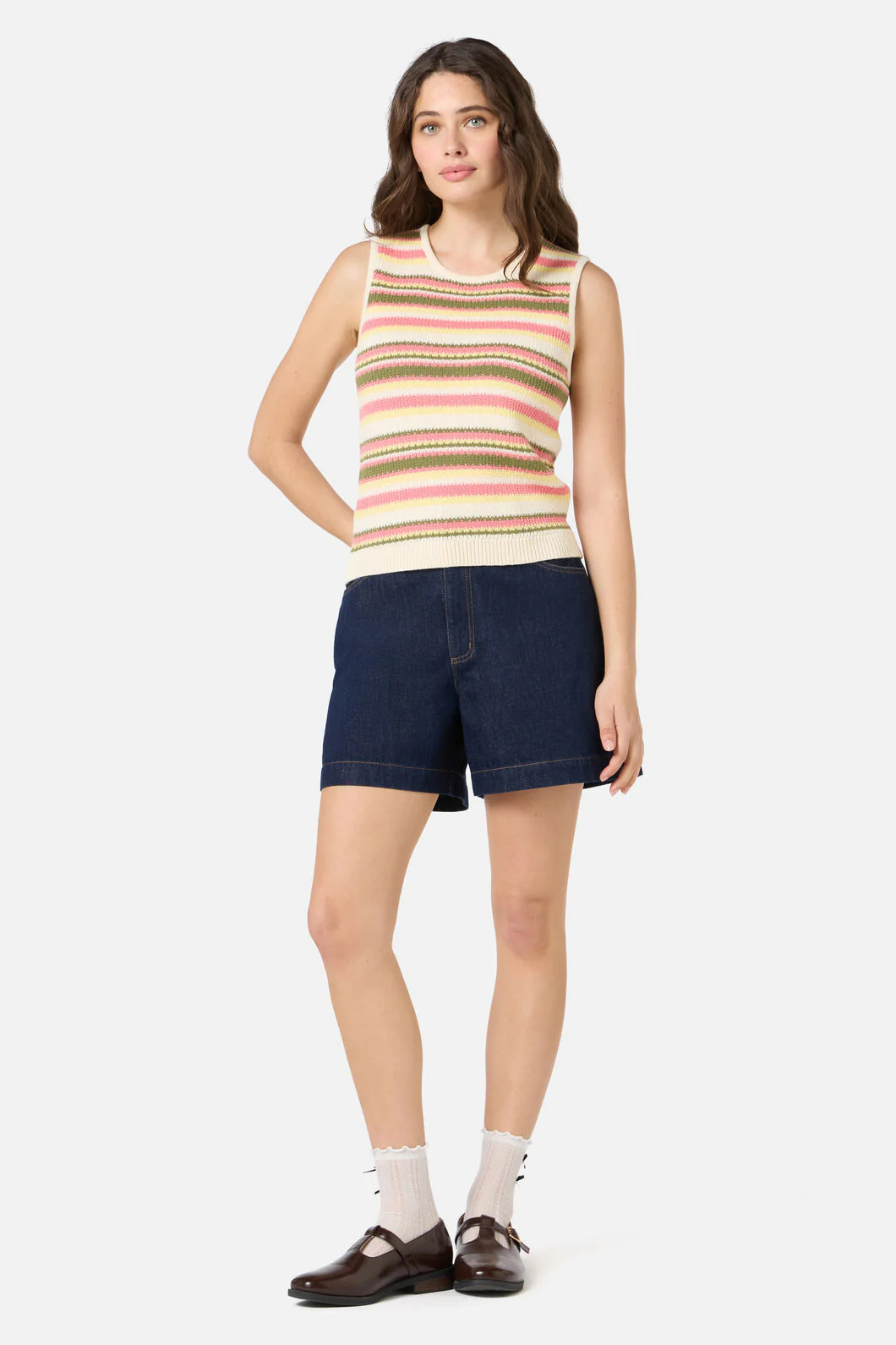 Sunset Stripe Knit Tank - Image 2