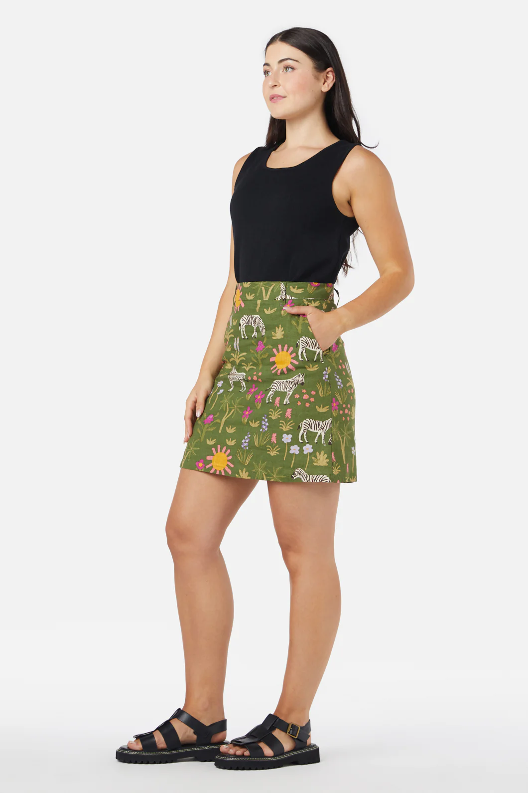 Sunshine Zebra Skirt - Image 3