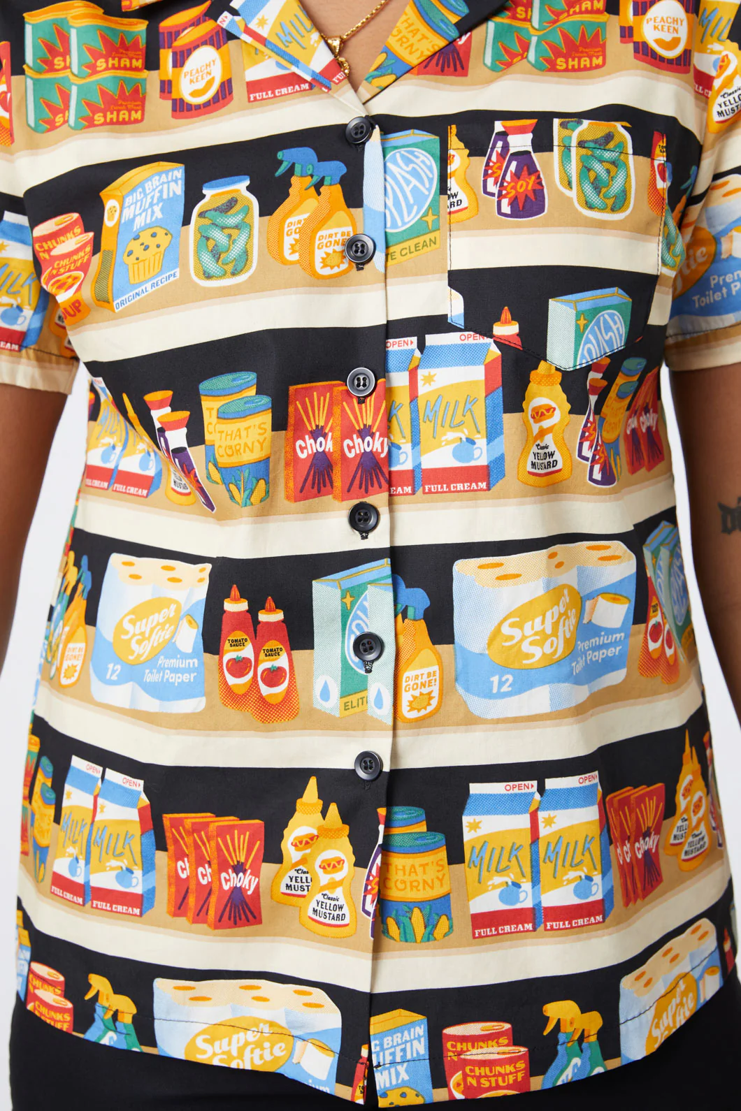 Supermarket Cotton Blouse - Image 10
