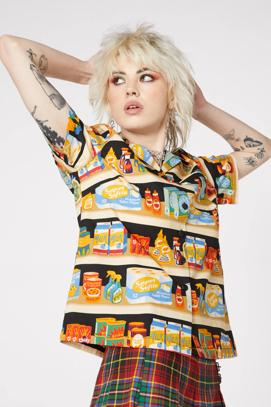 Supermarket Cotton Blouse - Image 11