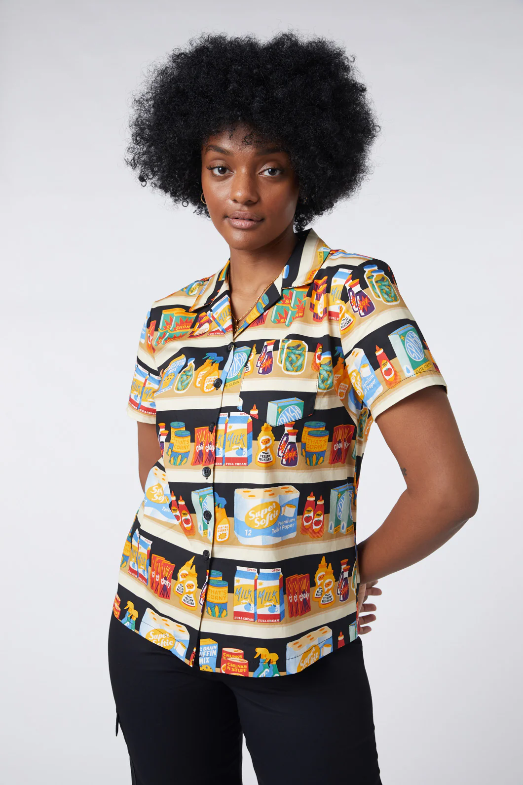 Supermarket Cotton Blouse - Image 6