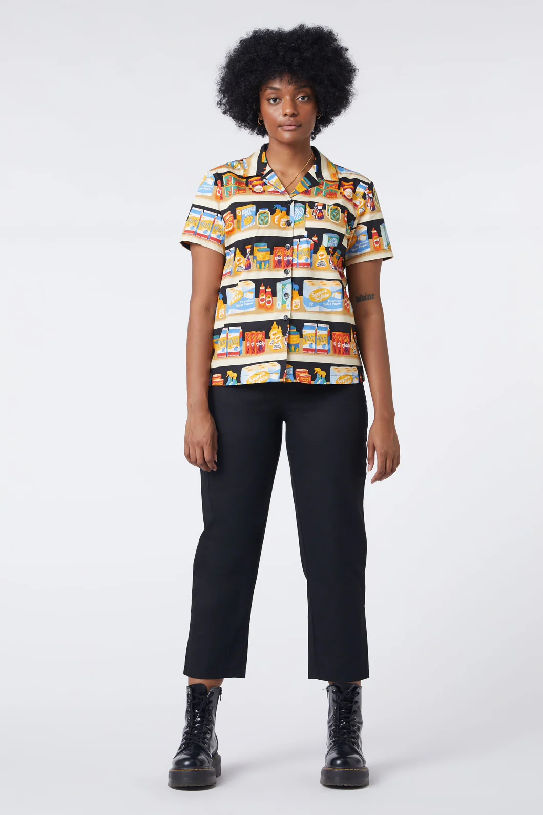 Supermarket Cotton Blouse - Image 7
