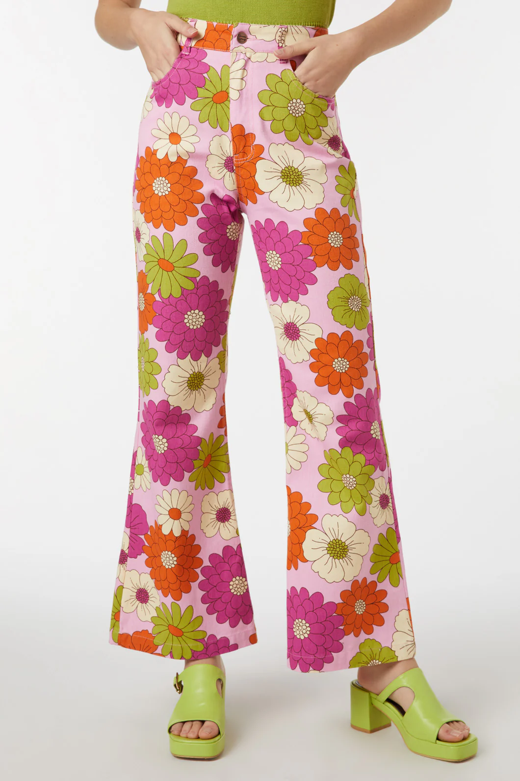 Susan Floral Flare Jean - Image 2