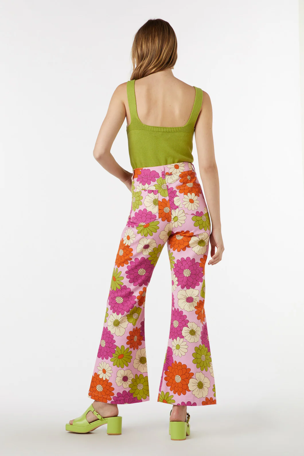 Susan Floral Flare Jean - Image 5