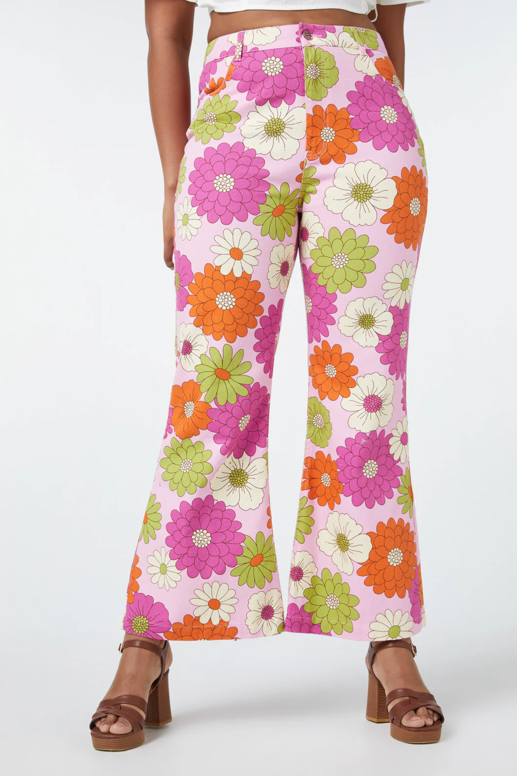 Susan Floral Flare Jean - Image 7