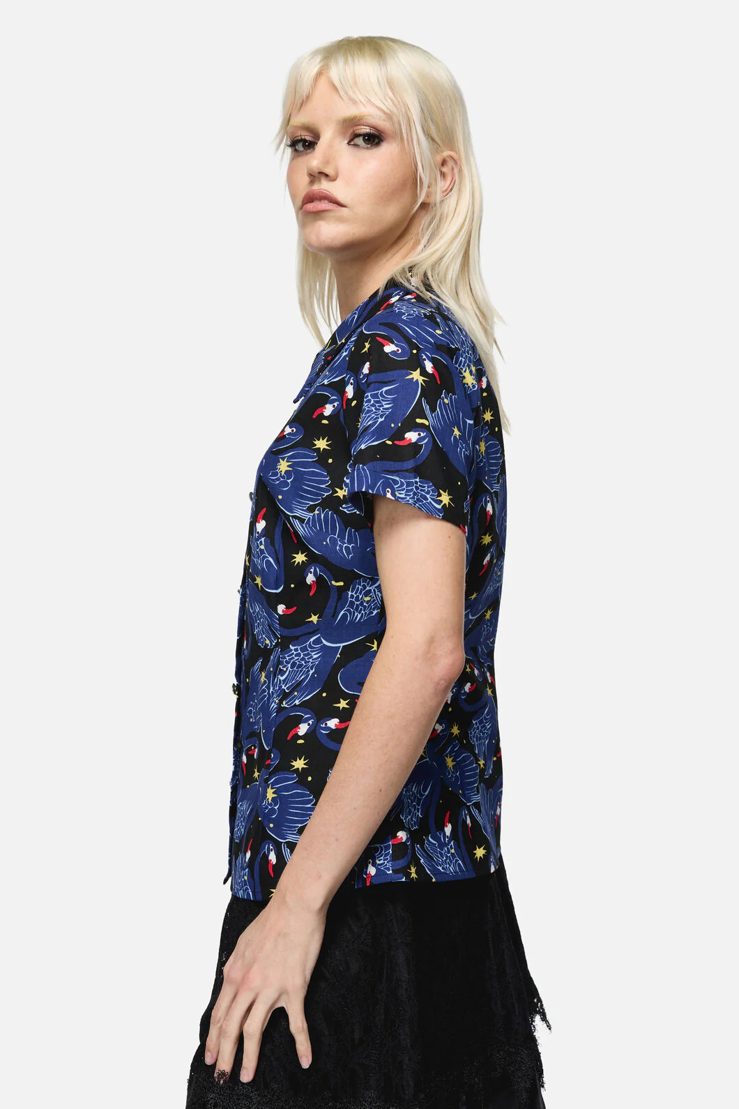 Swan Song Goth Blouse - Image 2