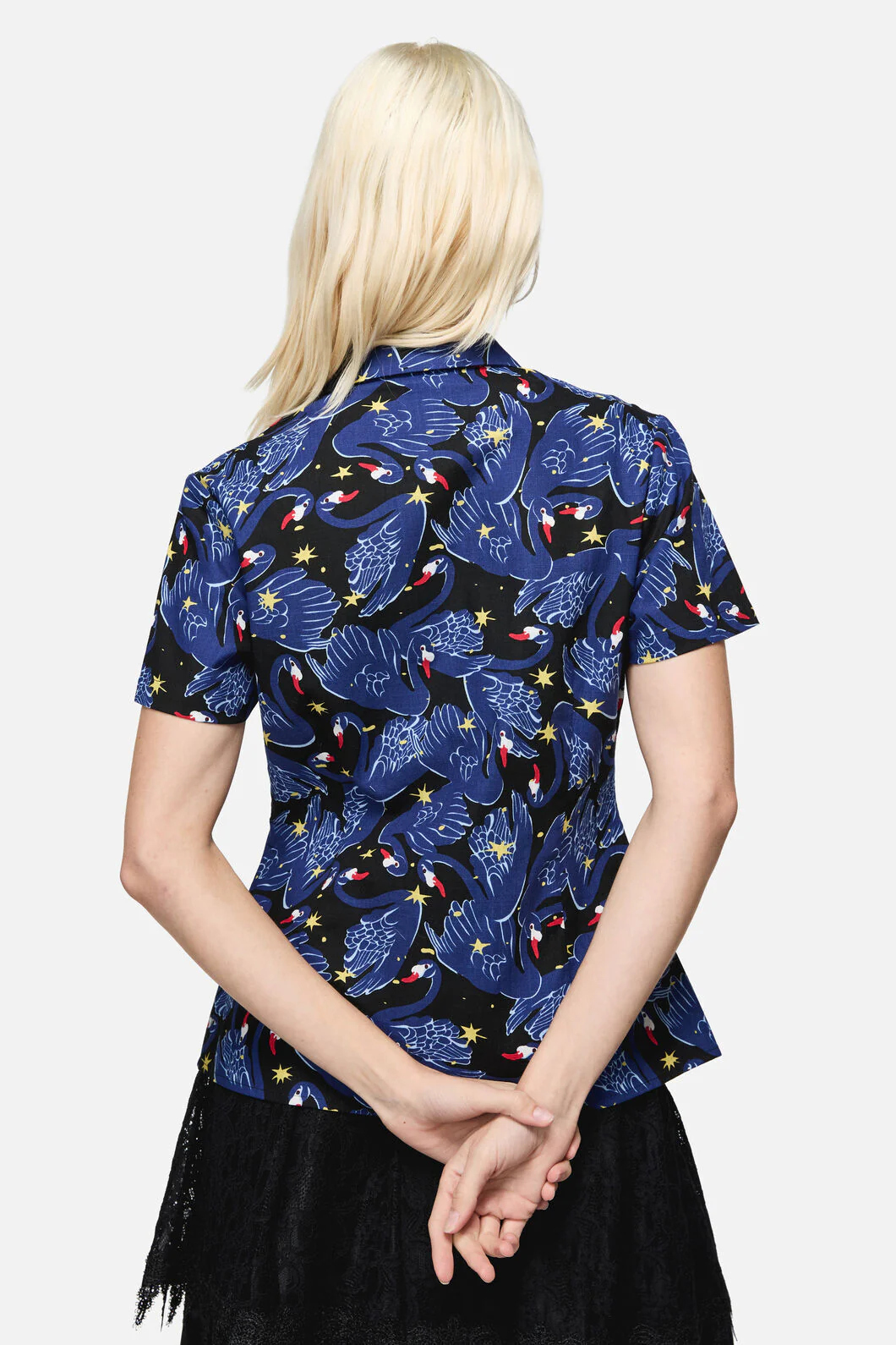 Swan Song Goth Blouse - Image 3