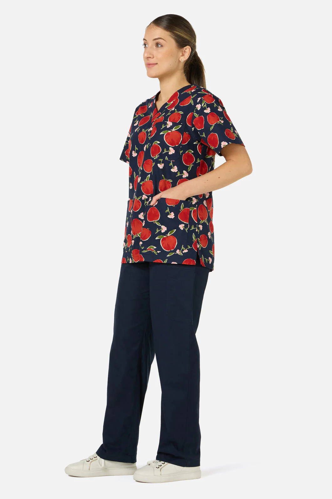 Sweet Apple top&pant scrub set - Image 2