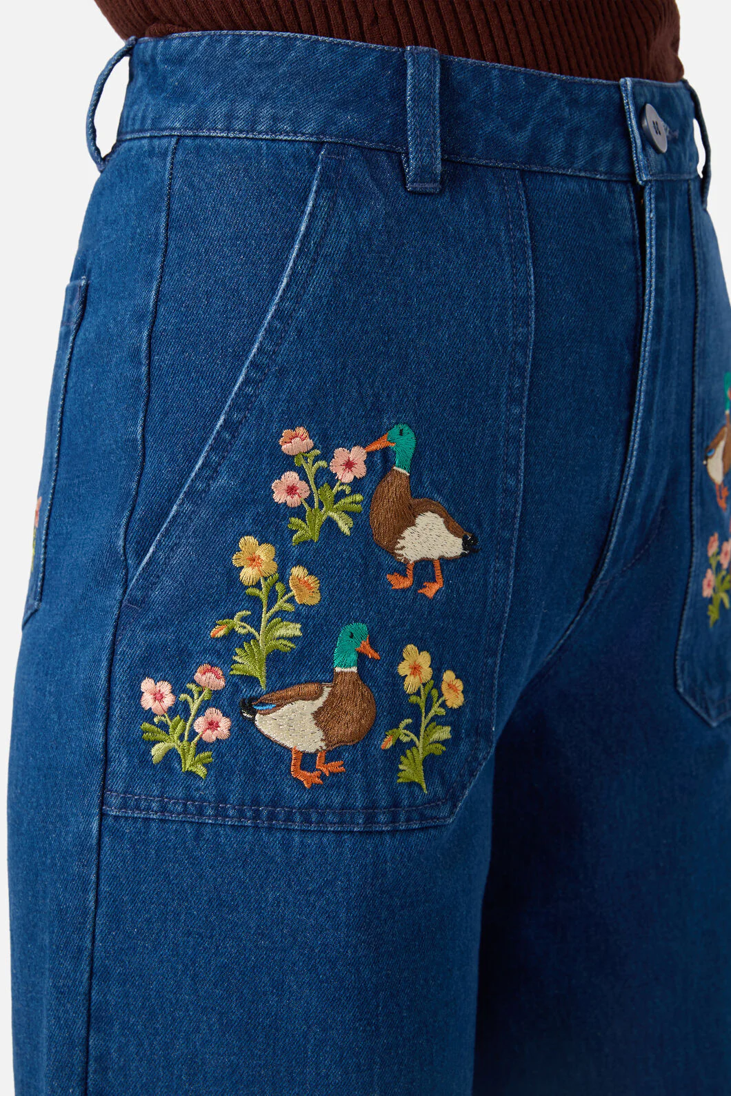 Sweet Ducks Emb Denim Jean - Image 5