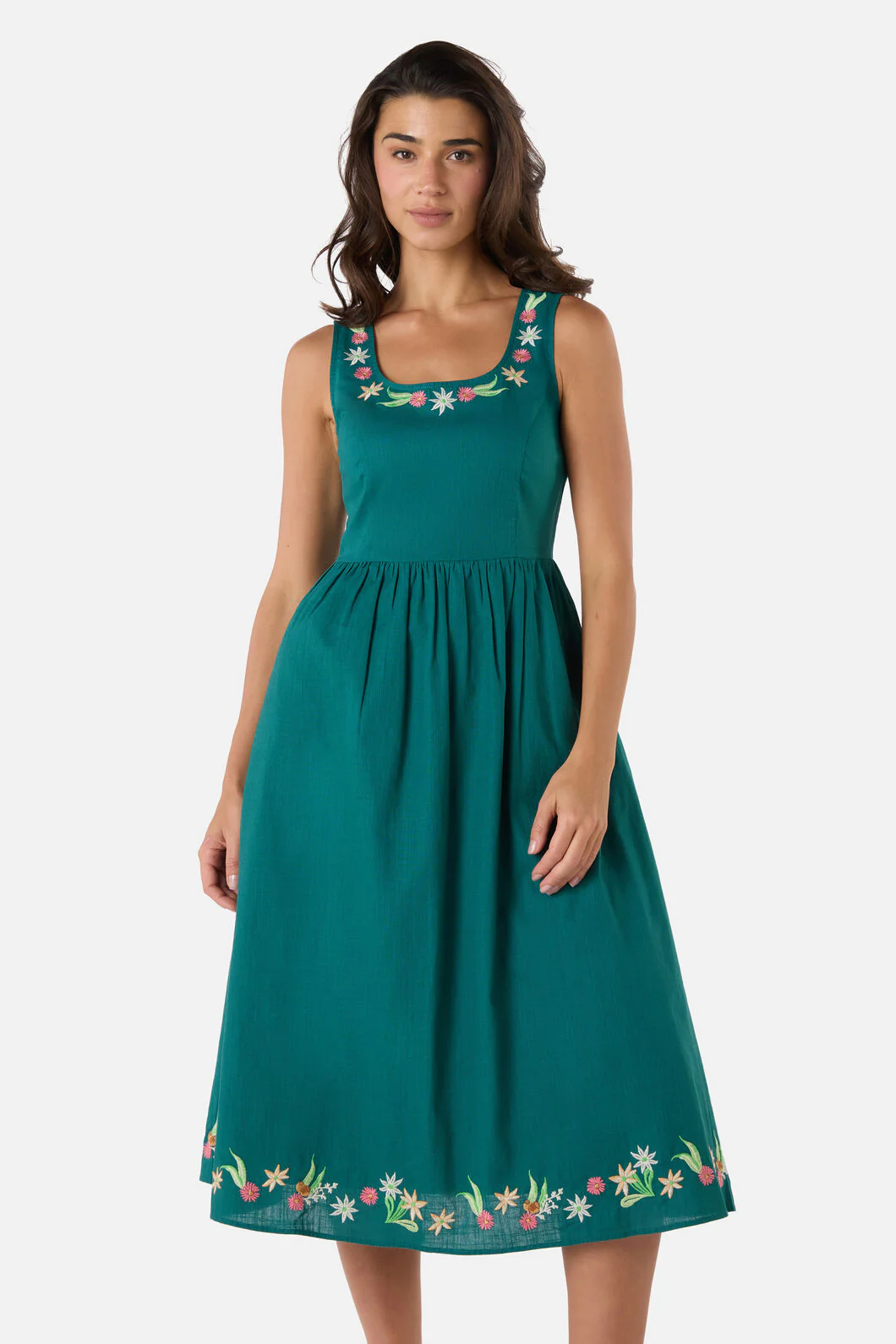 Sweet Native Embroidered Dress - Image 2