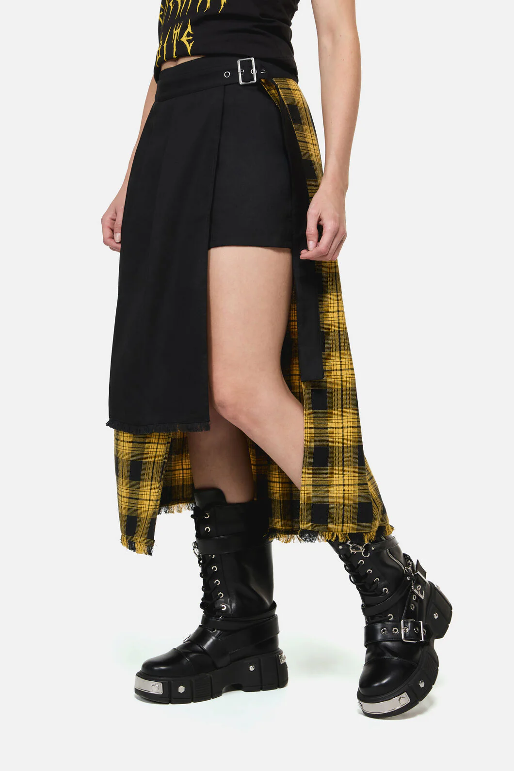 Tai Tartan Punk Midi Skort - Image 4