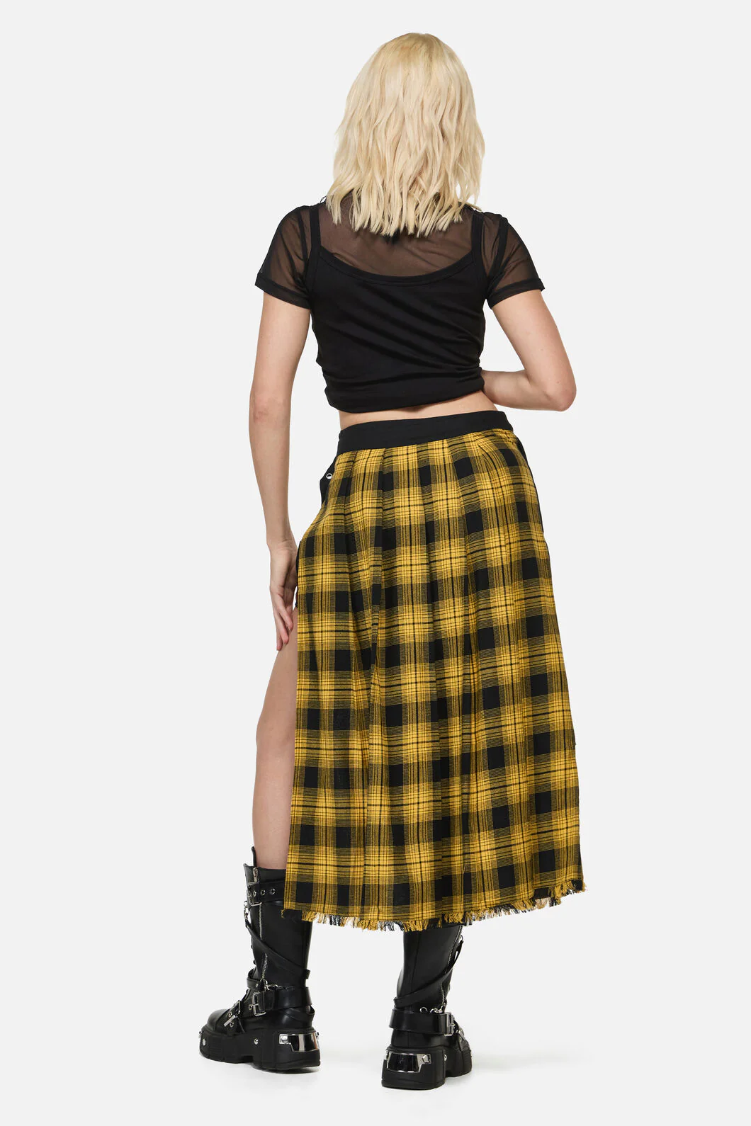 Tai Tartan Punk Midi Skort - Image 6