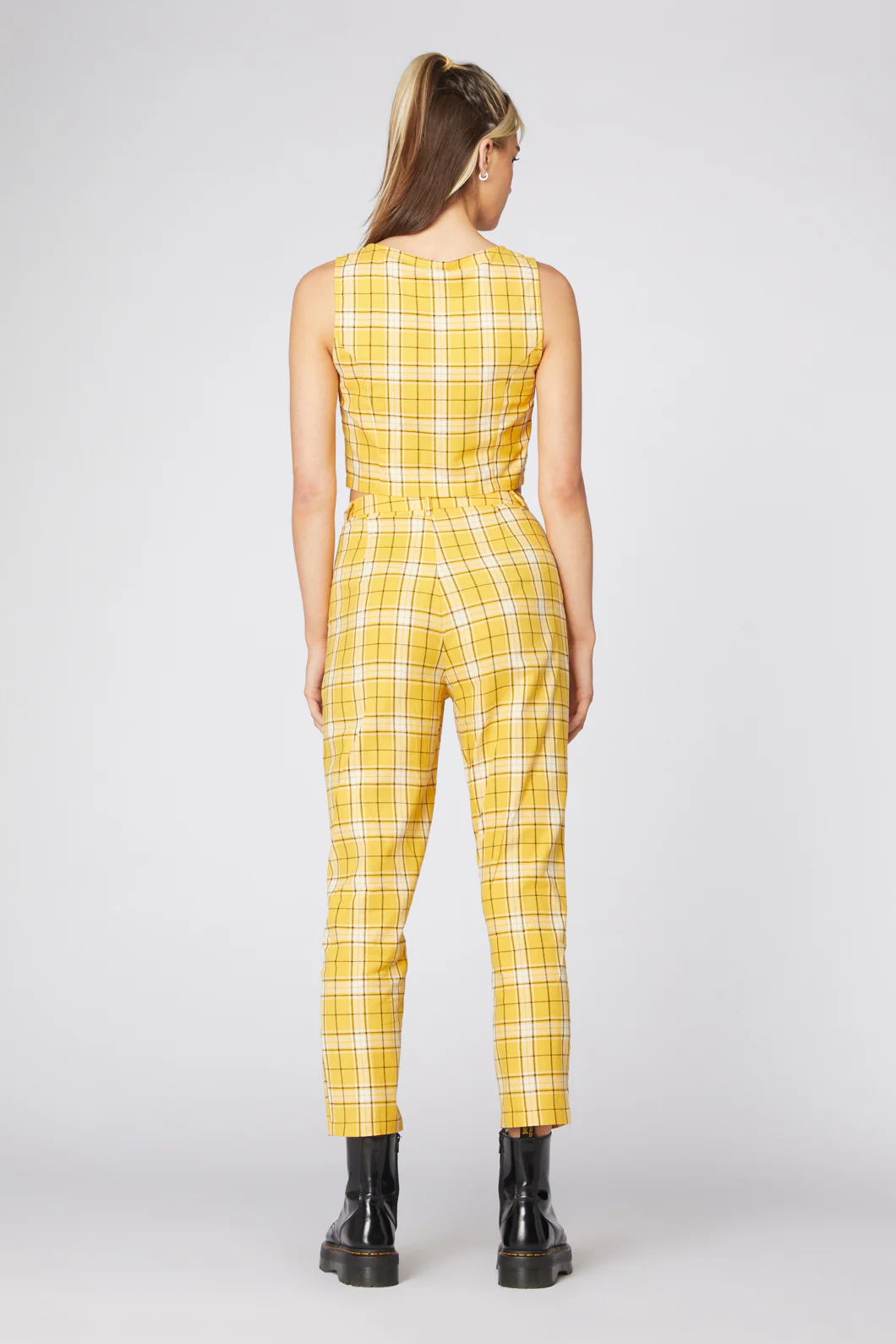 Tartan Mood Bustier Top - Image 4