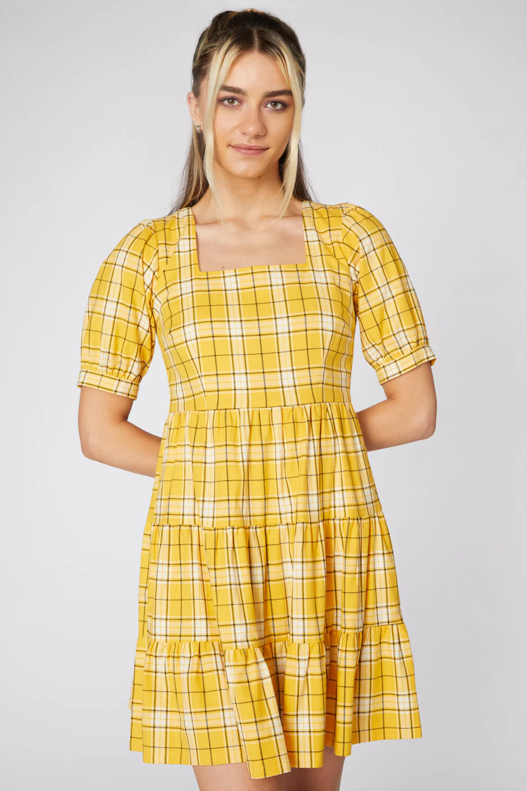Tartan Mood Ruffle Dress - Image 8
