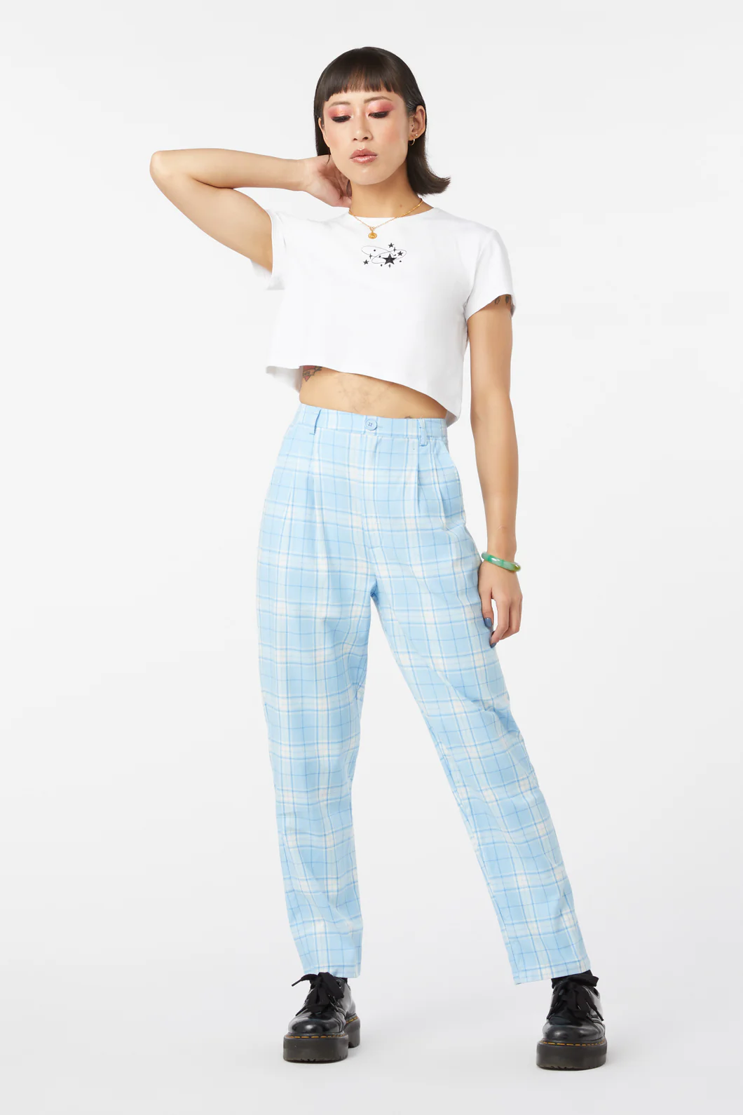Tartan Mood Straight Leg Pan