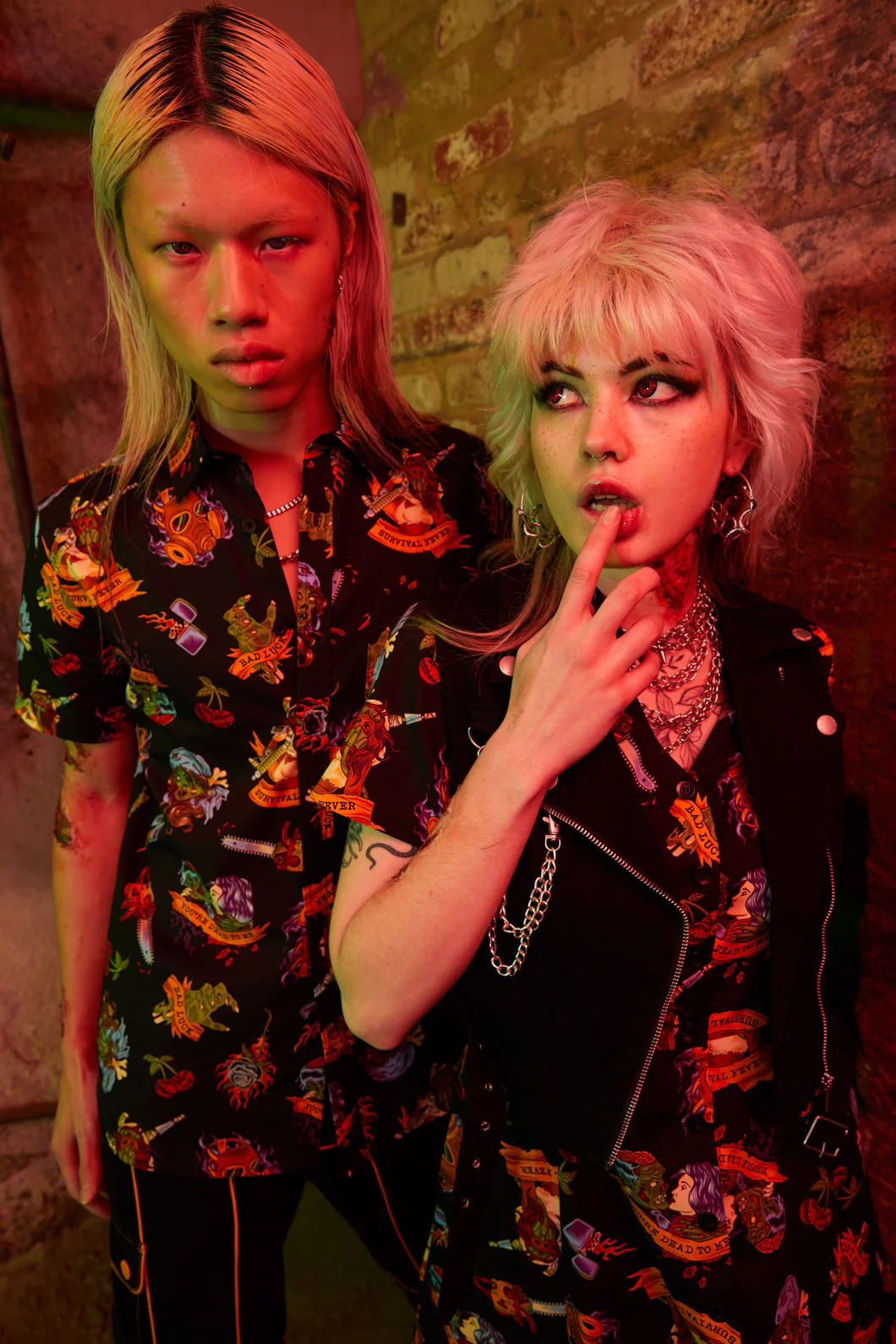 Tattoo Zombie Print Shirt - Image 2