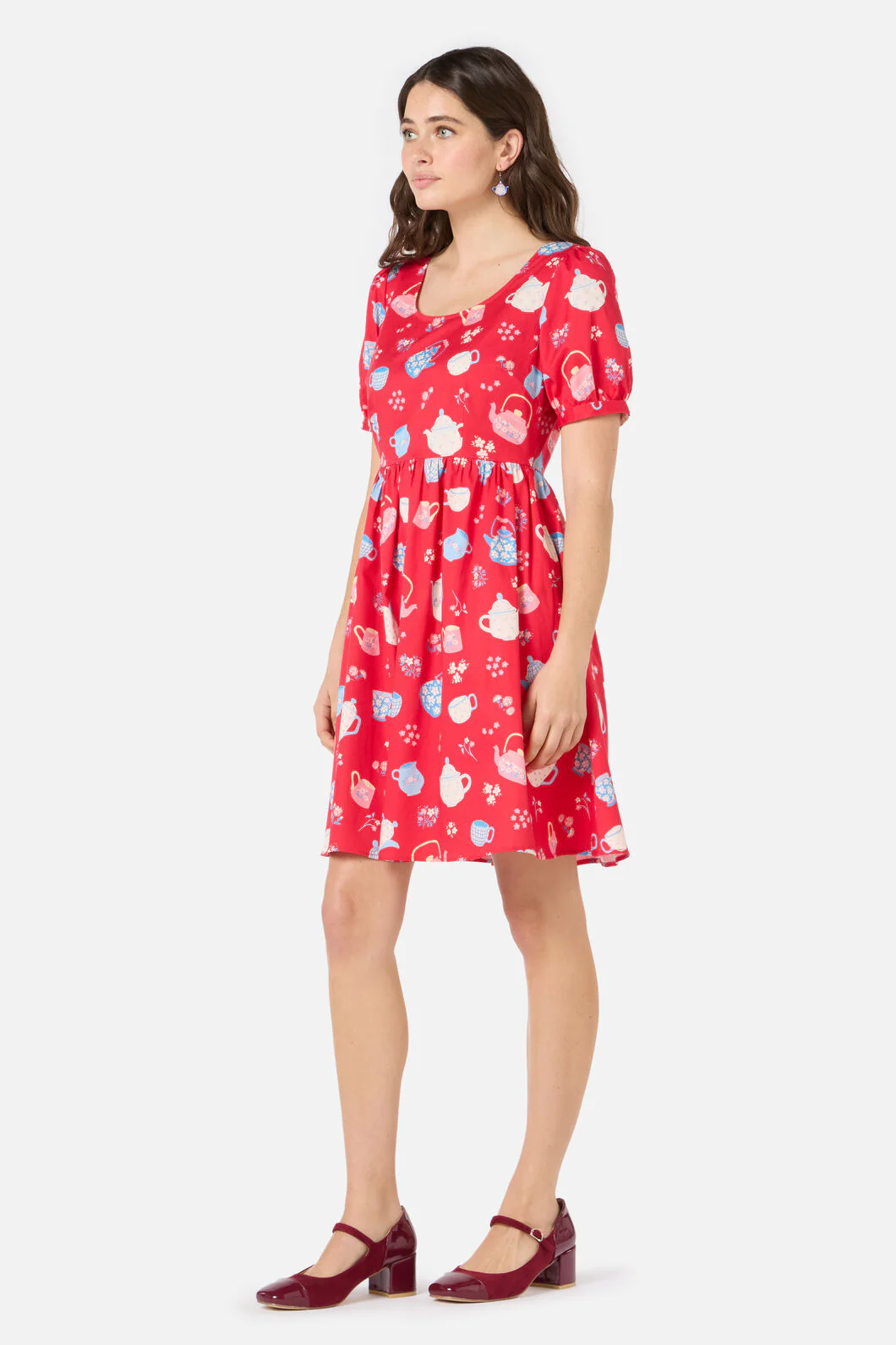 Tea Time Short Sleeve Dress - Image 4