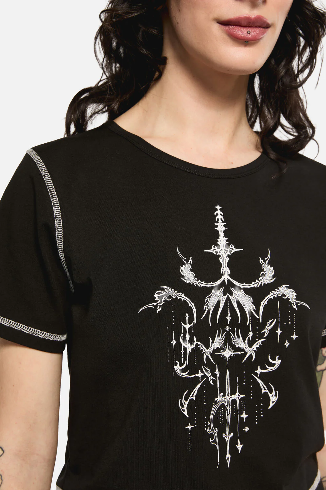 Tech Cropped Baby Tee - Image 6