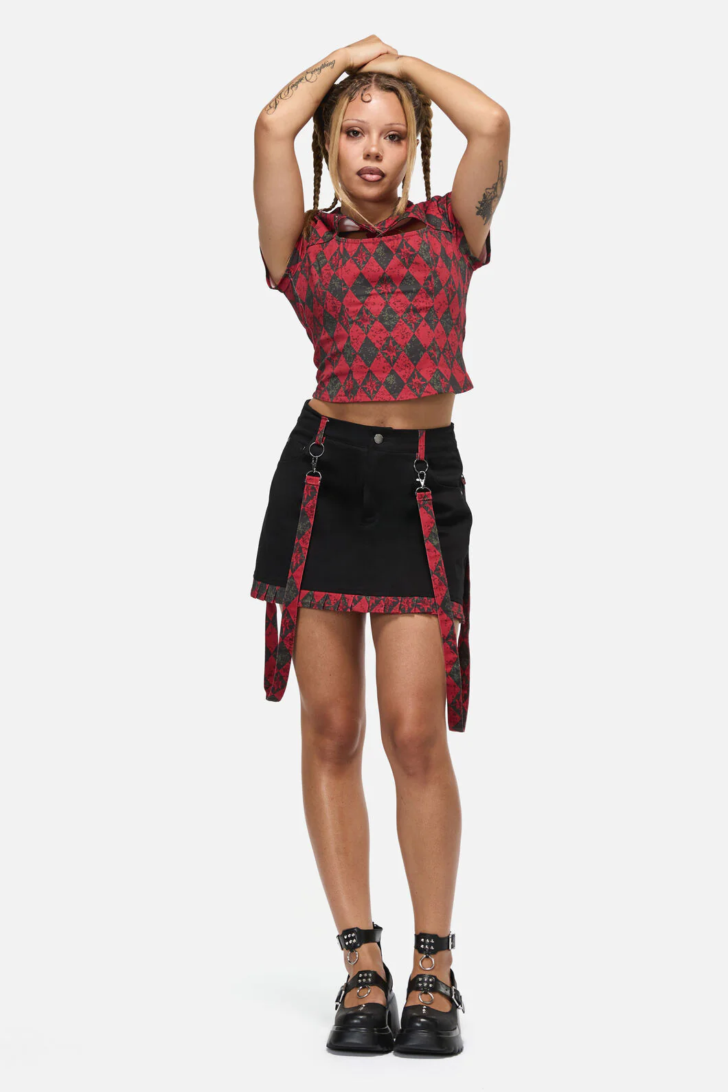 The End Goth Trim Skirt