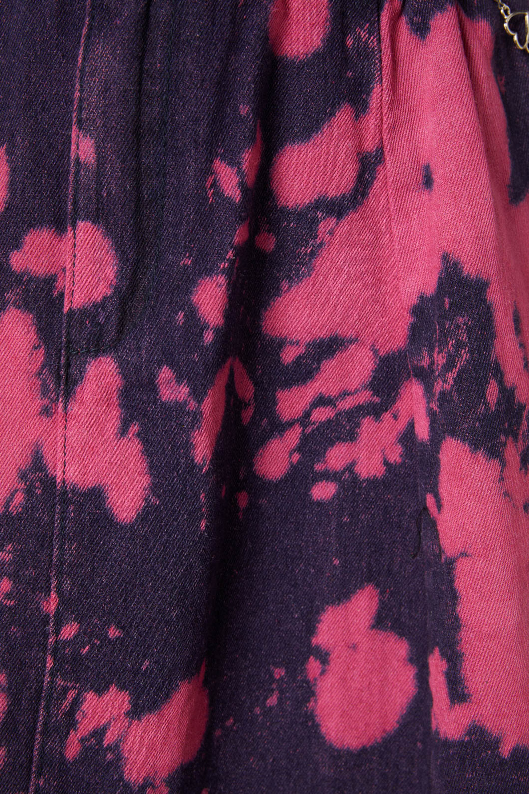 Tie Dye Denim Mini Skirt - Image 5