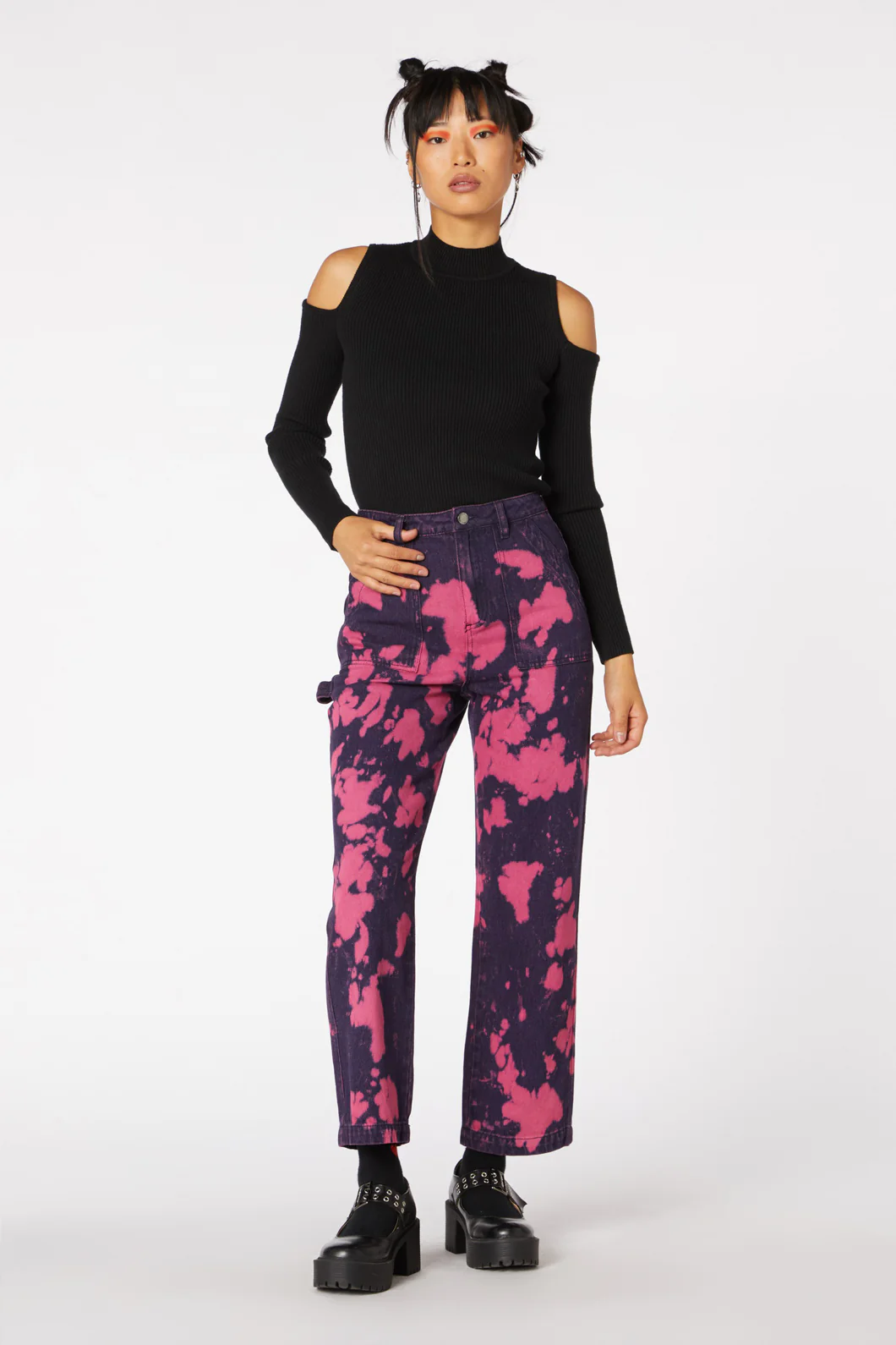 Tie Dye Denim Straight Jean - Image 2