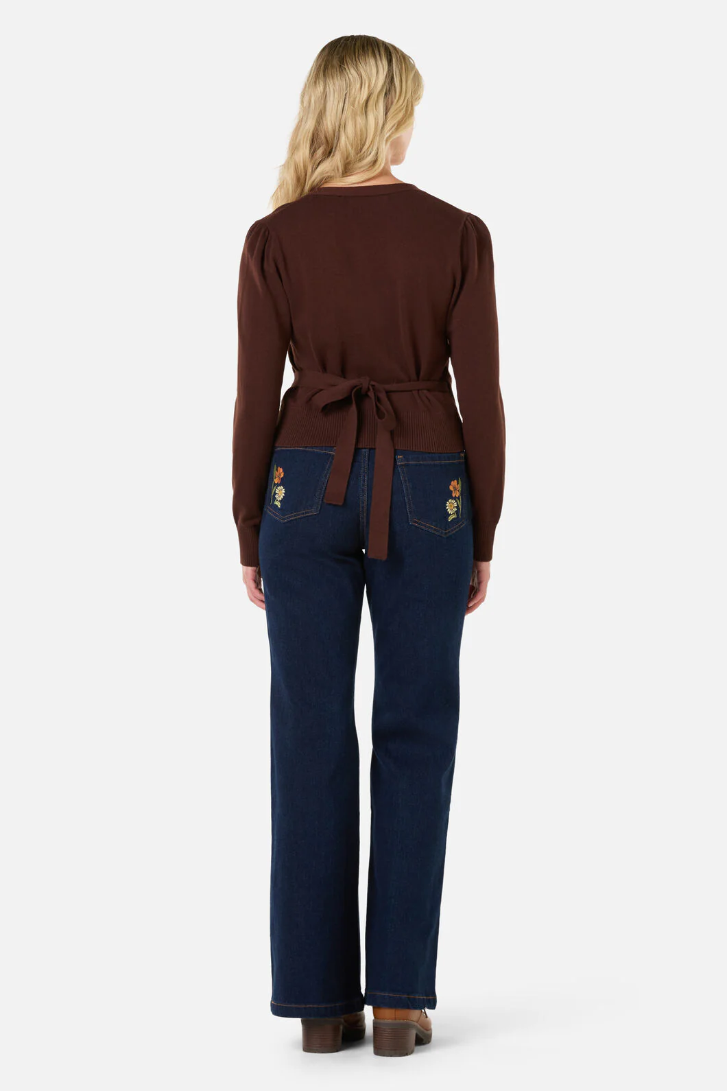Tilly V Neck Wrap Cardi - Image 10