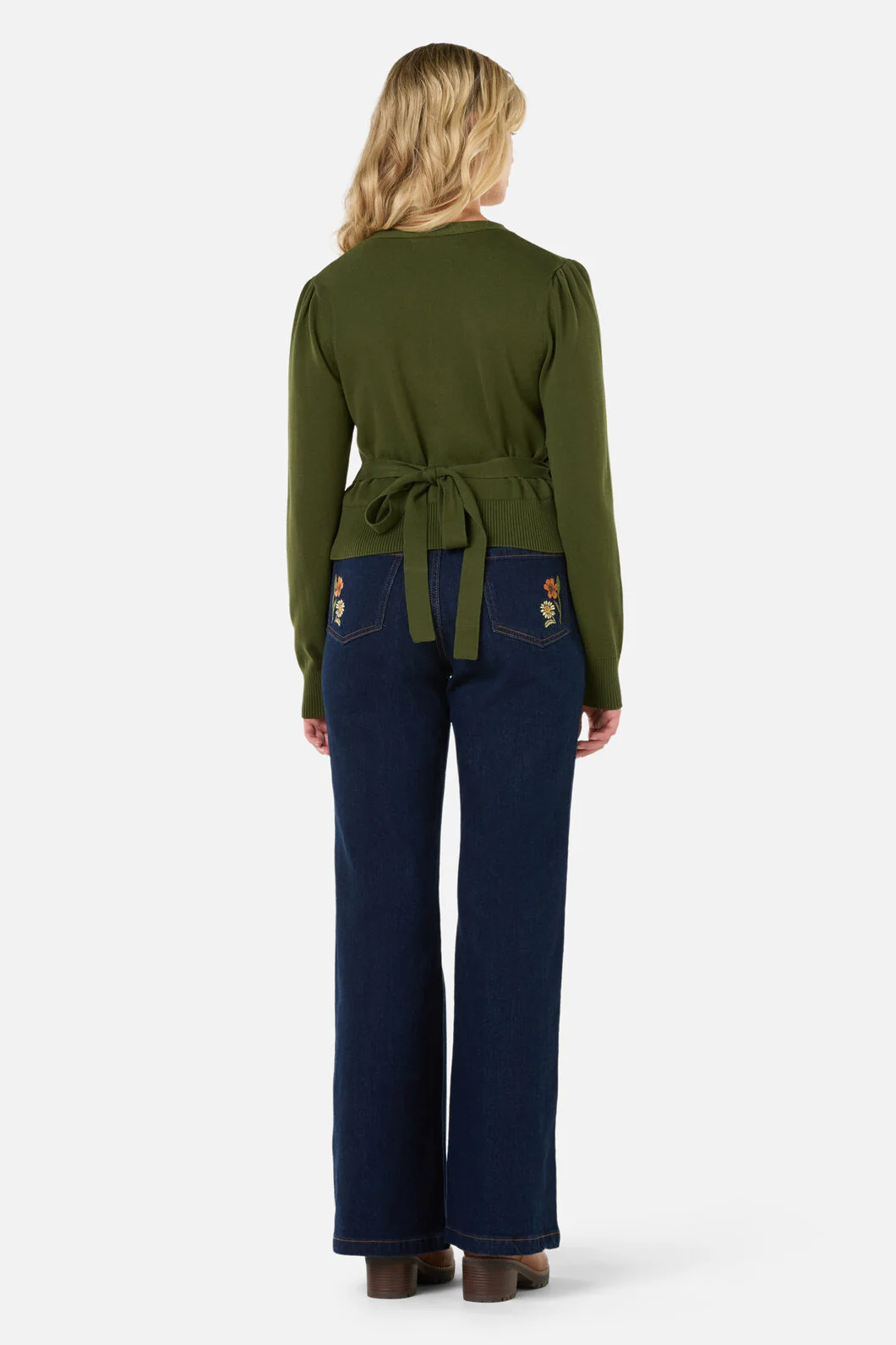 Tilly V Neck Wrap Cardi - Image 4