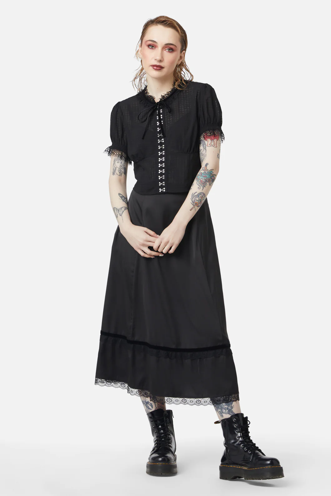 Time Passing Romantic Lace Blouse - Image 2