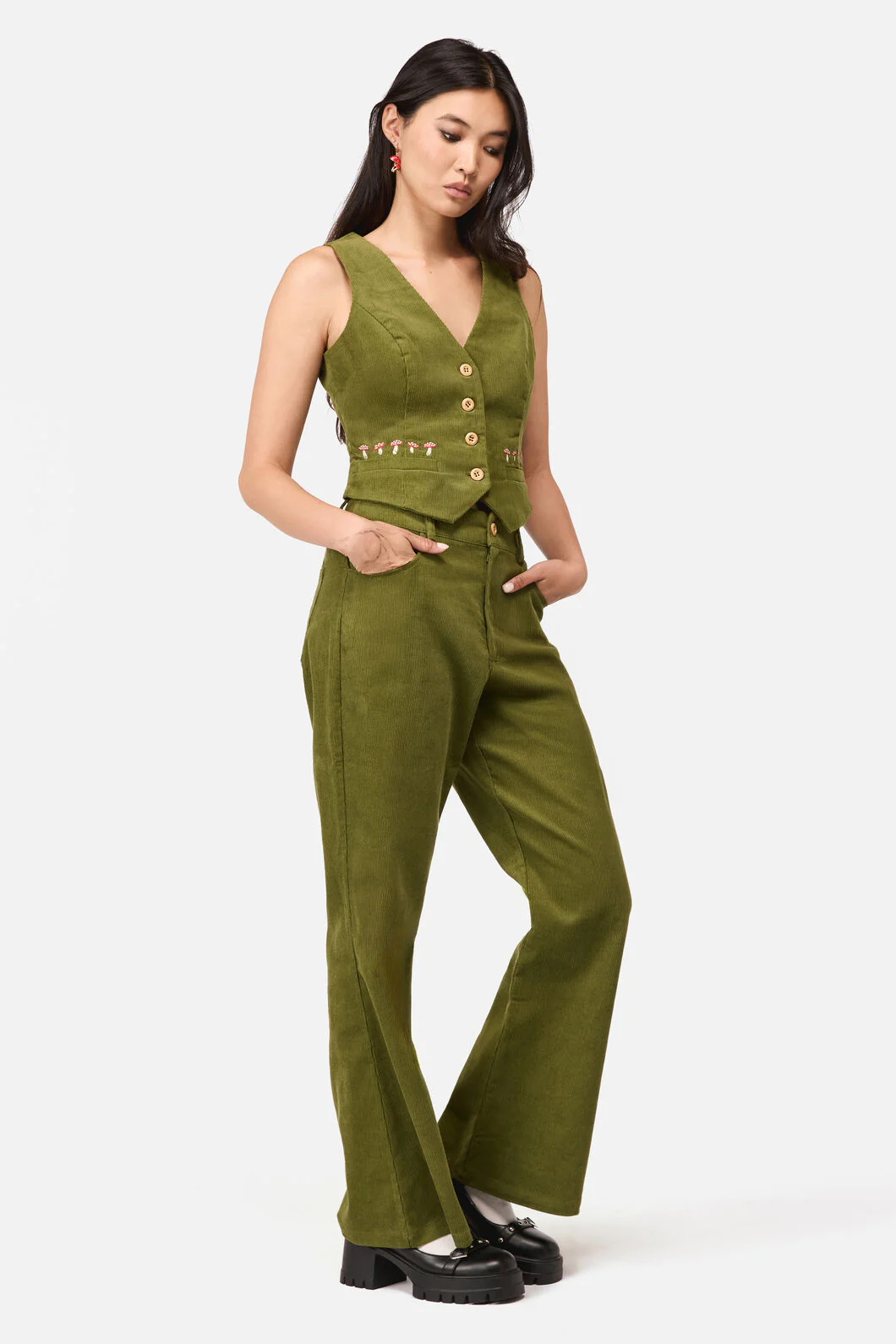 Toadstool Cord Flare Pant - Image 3