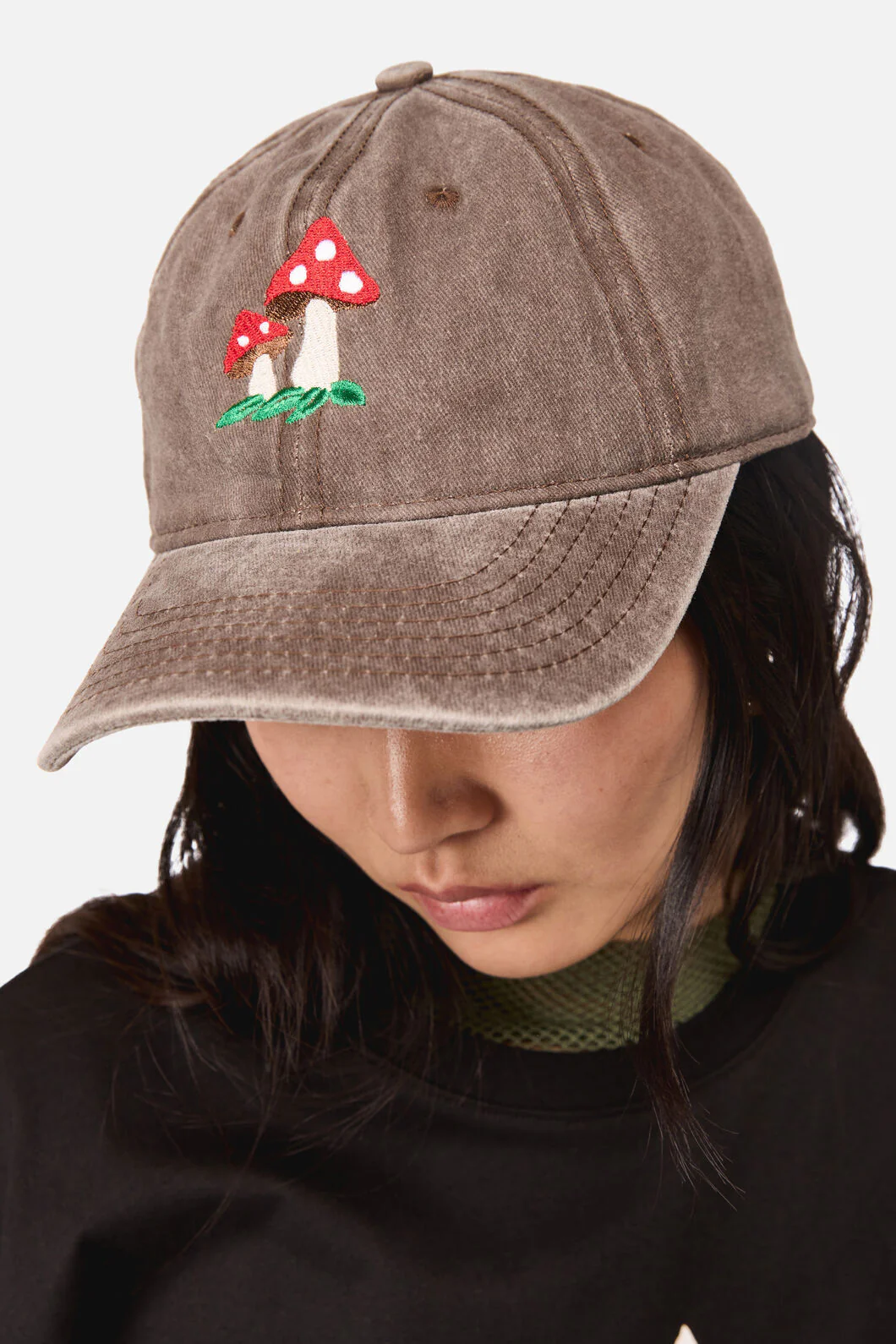 Toadstool Washed Canvas Cap - Image 3