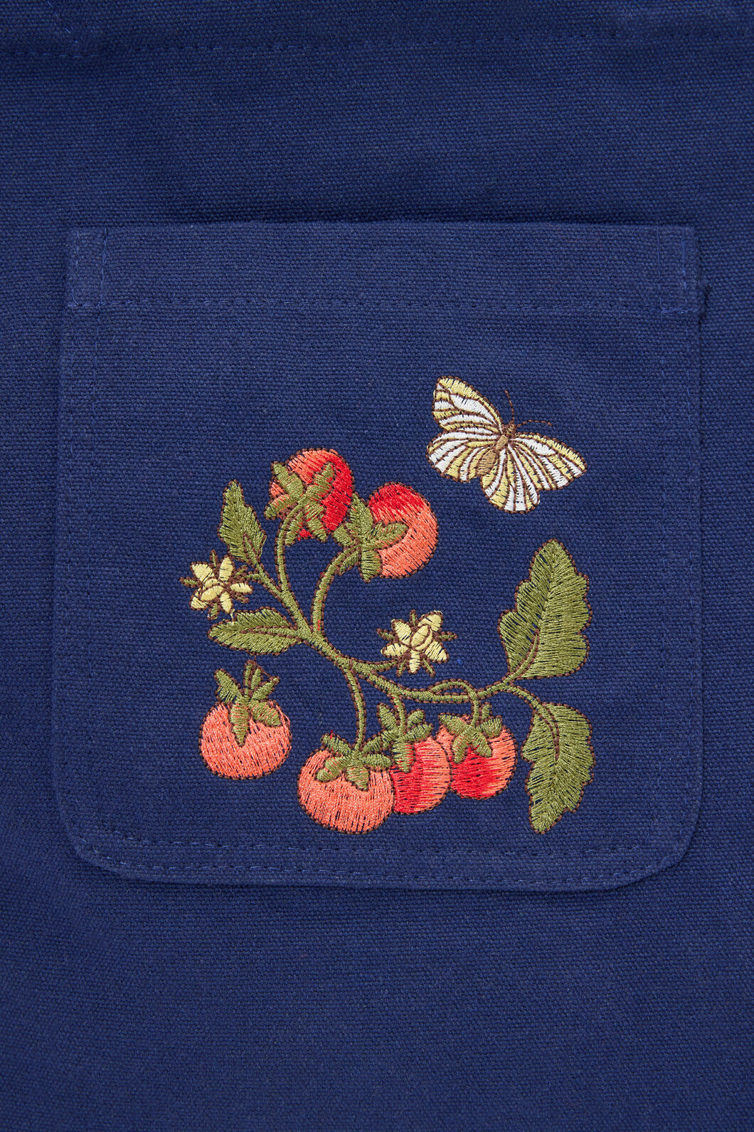 Tomato and Moth Canvas Tote - Image 3