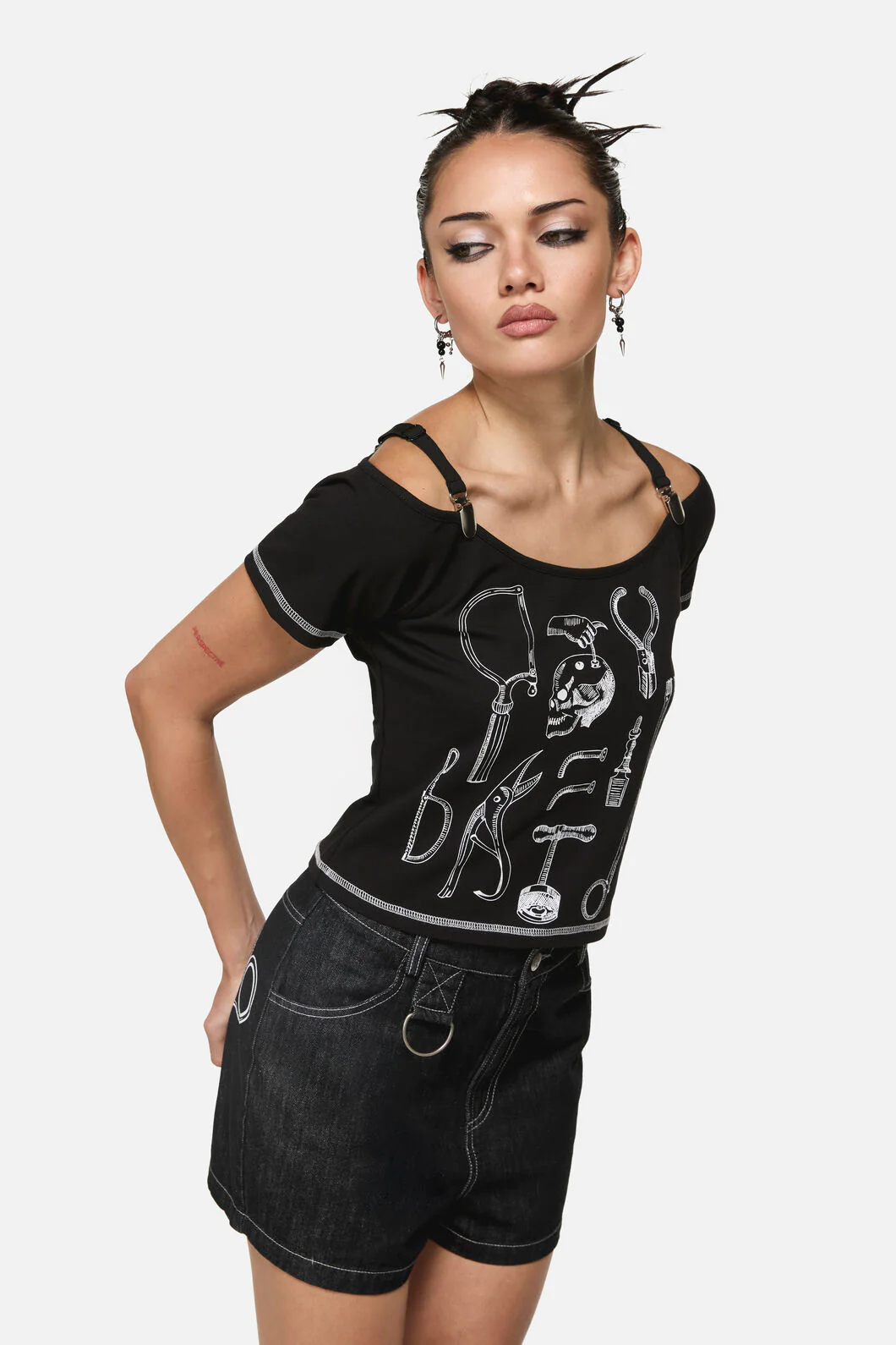 Tools Goth Raglan Tee - Image 2