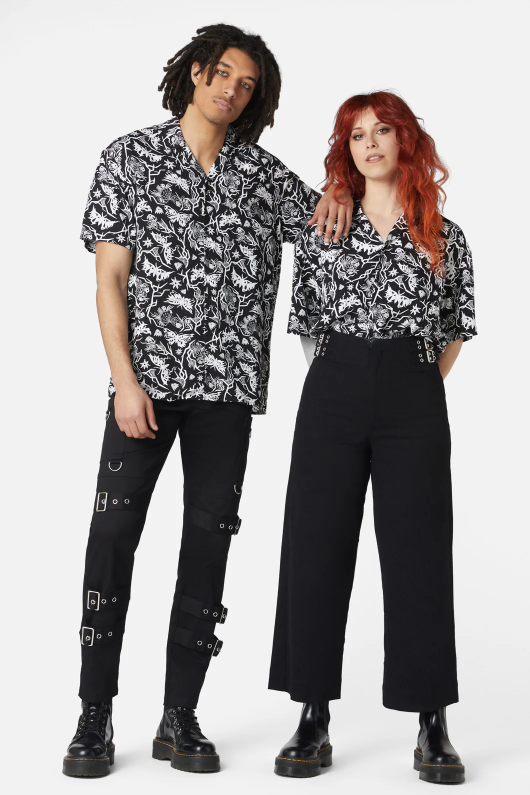 To The Butterflies Printed Short Sleeve Shirt - Image 2