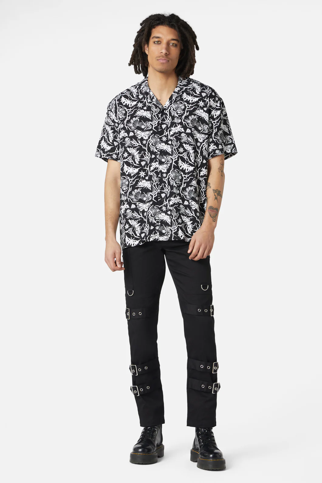 To The Butterflies Printed Short Sleeve Shirt - Image 3