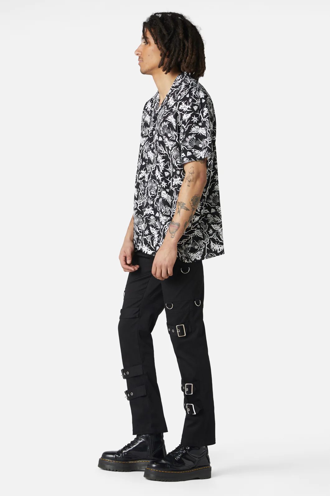 To The Butterflies Printed Short Sleeve Shirt - Image 4