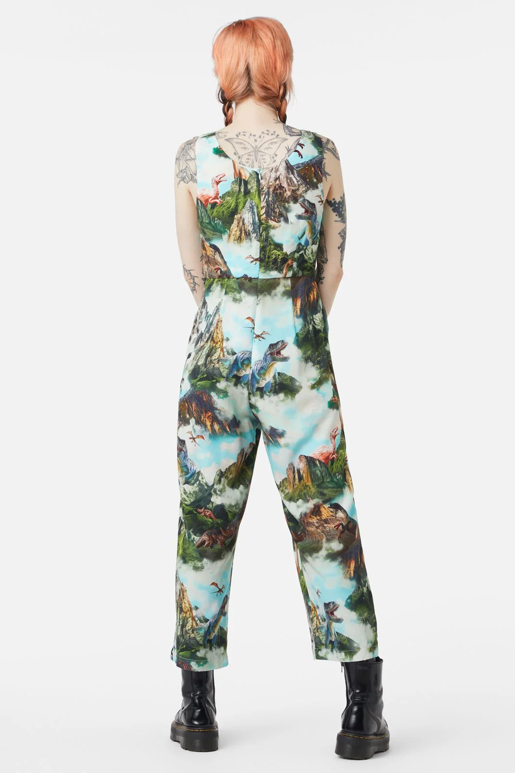 Triassic Scene Printed Jumpsuit - Image 3