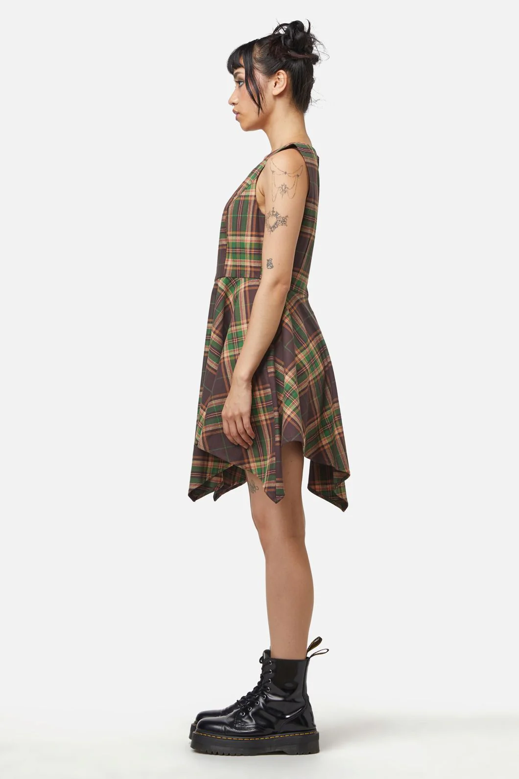 Triassic Tartan Handkerchief Pinny - Image 3