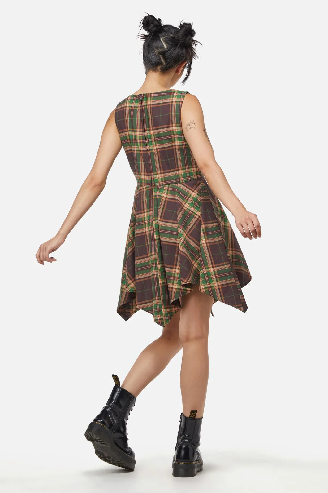 Triassic Tartan Handkerchief Pinny - Image 4