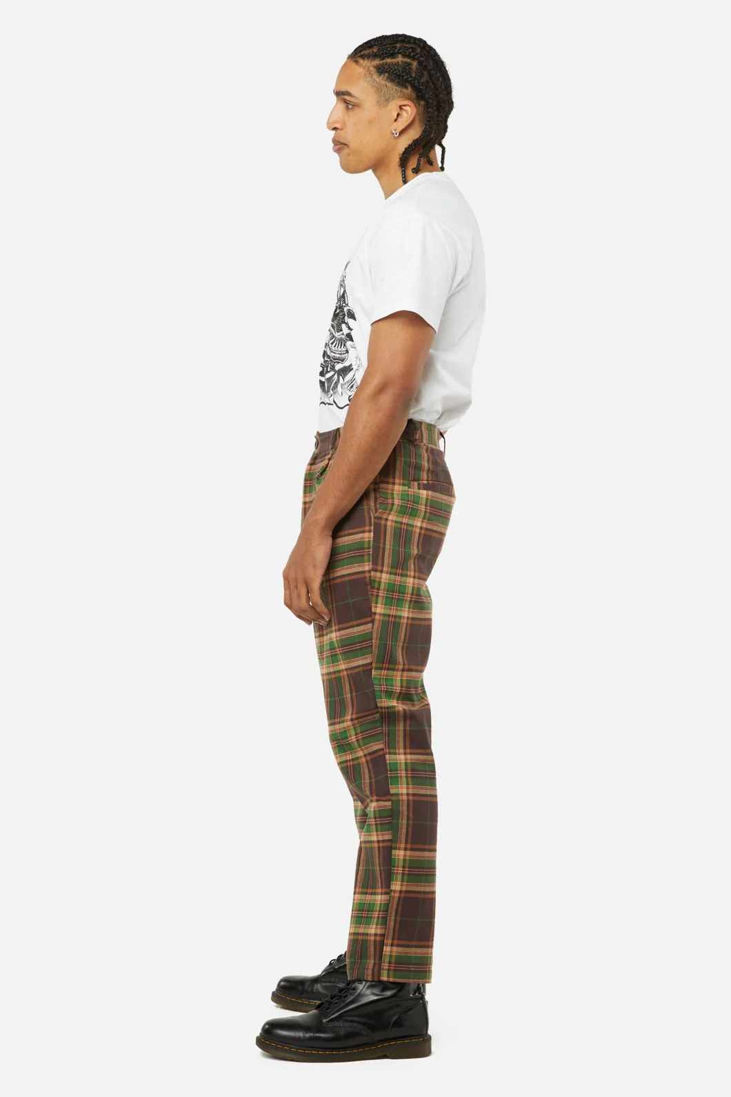 Triassic Tartan Straight Leg Pants - Image 3