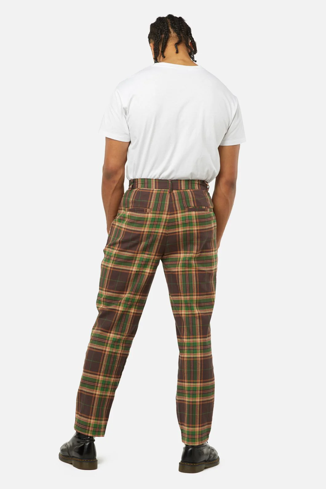 Triassic Tartan Straight Leg Pants - Image 4
