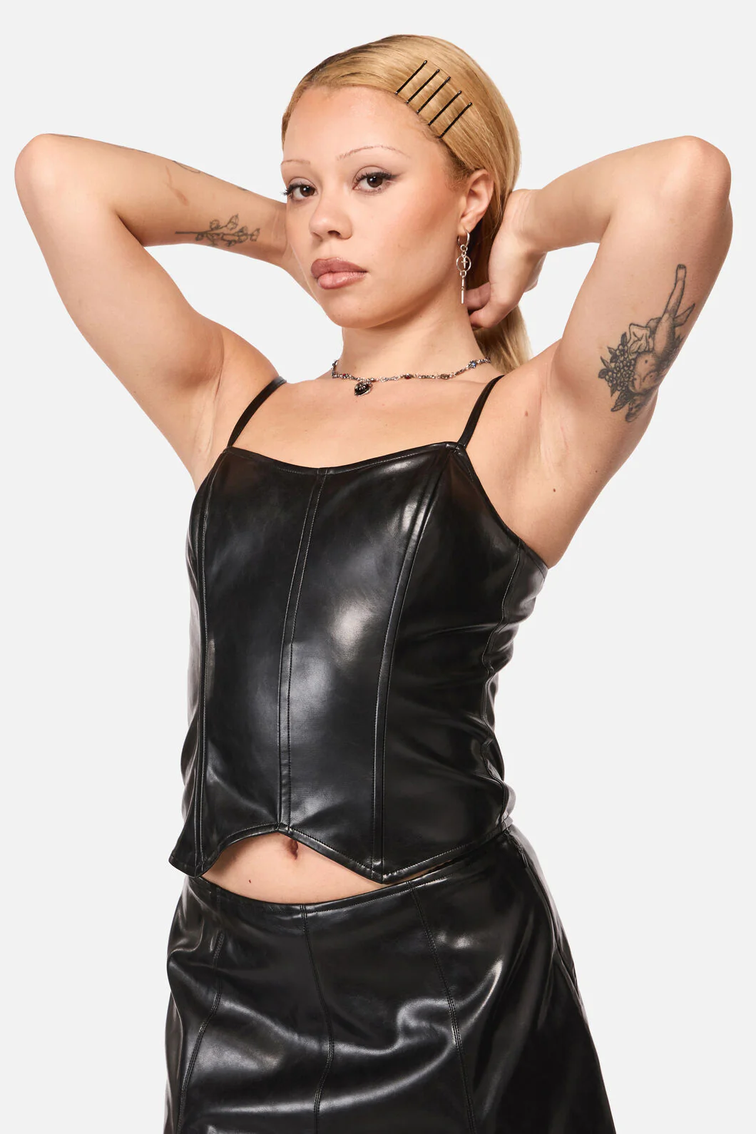 Trickz Pu Punk Top