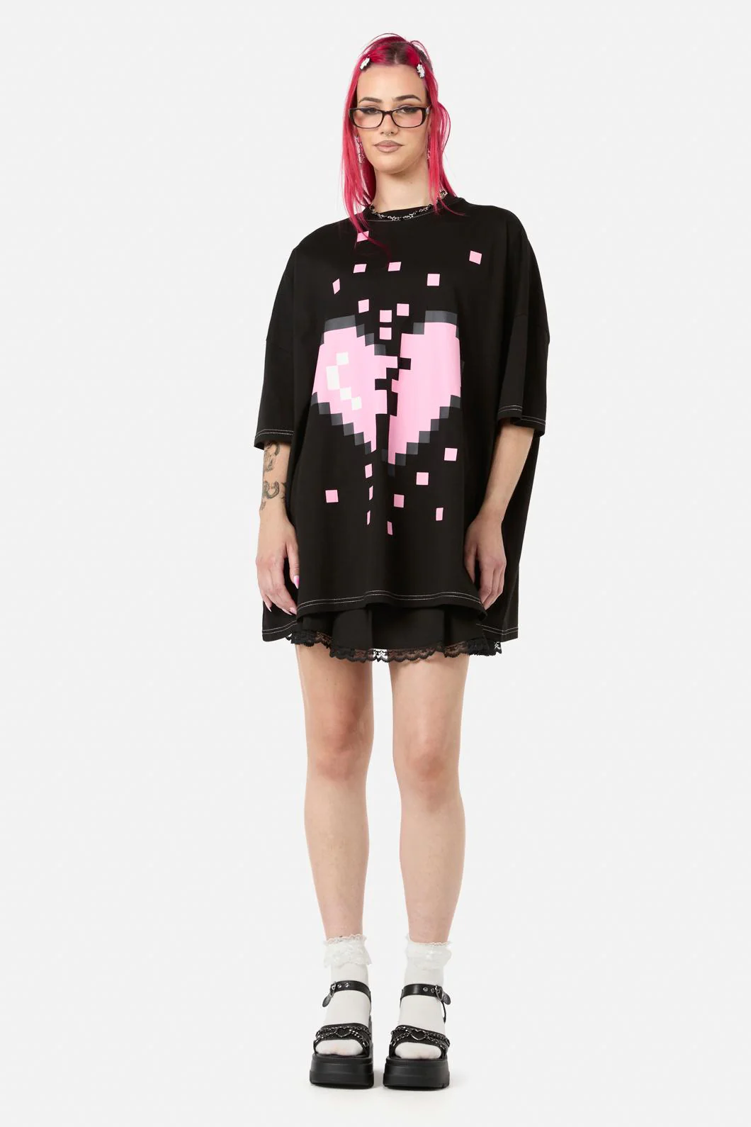 Two Of Hearts OS Tee - Image 2