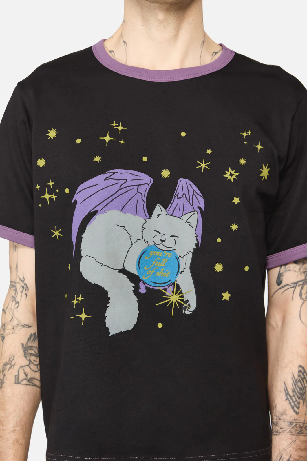 Unisex Studious Print Tee - Image 5