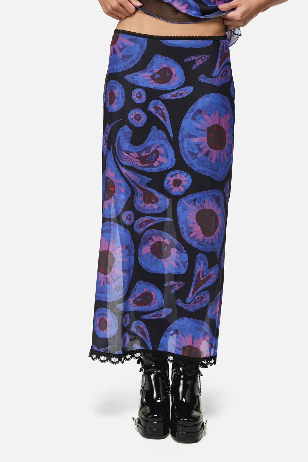 Unseen Geo Mesh Skirt - Image 2