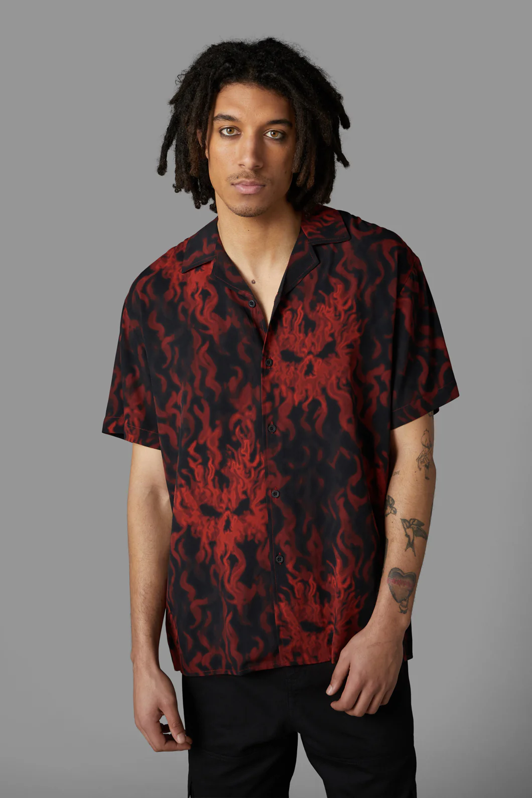Up In Flames Short Sleeve Shirt - Image 7