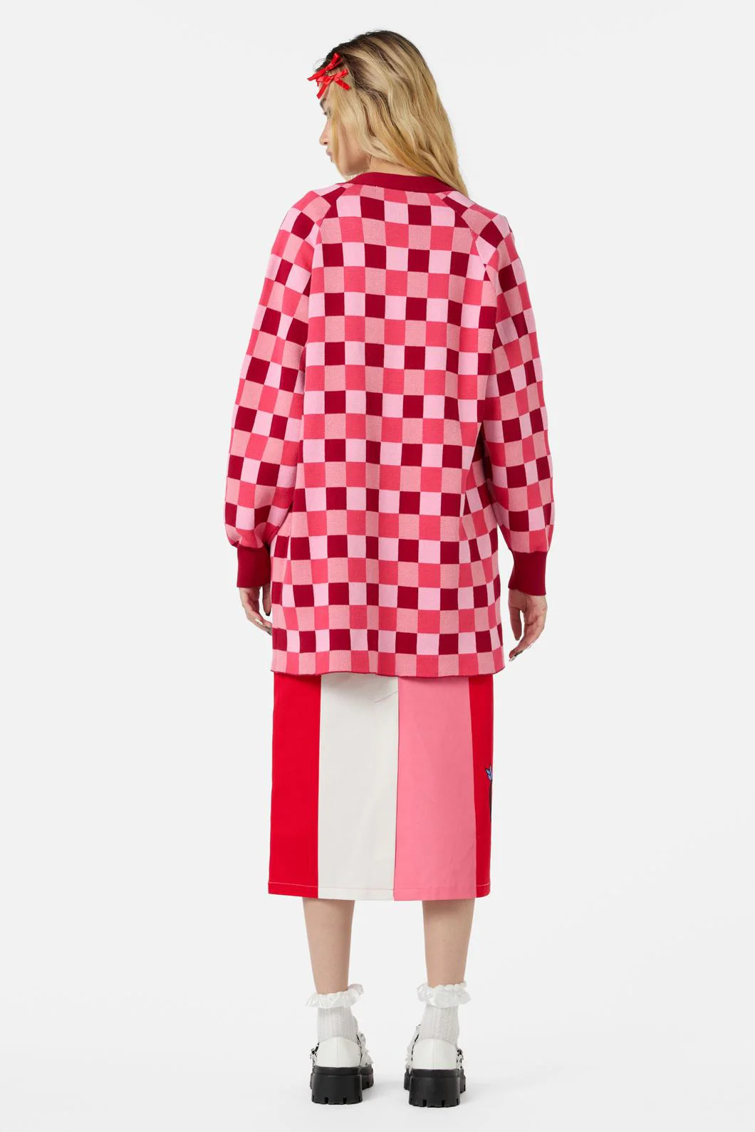 Valentynes Check Cardi - Image 4