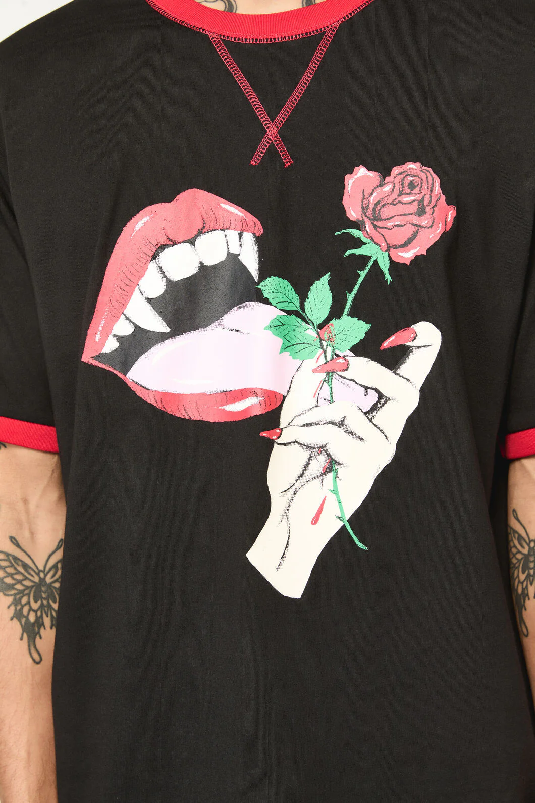 Vampy Print Tee - Image 5