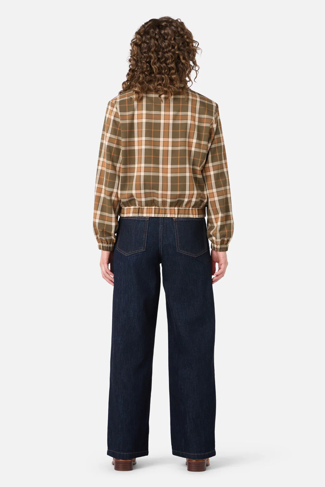 Vera Check Bomber Jacket - Image 7